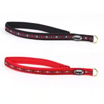 Halsband halvstryp med blomdekor