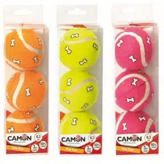 Tennisbollar med mönster 3-pack