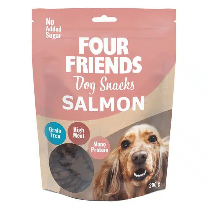 Four Friends Dog Snacks Salmon 200 g