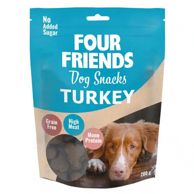 Four Friends Dog Snacks Turkey 200 g