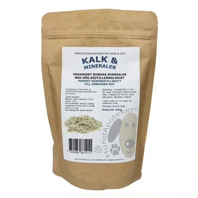 Hundapoteket Kalk o Mineraler 500 g