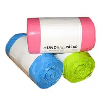 Bajspåsar med knythandtag