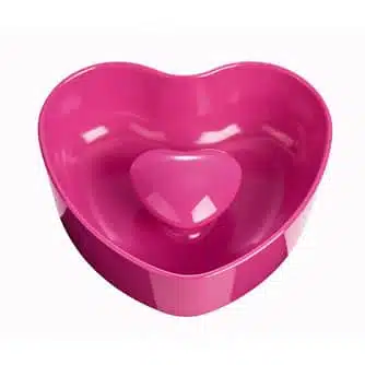 Matskål Melamin Feed Control Rosa