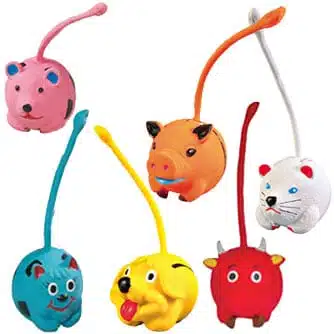 Pipleksak i latex med svans